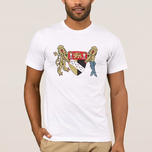 Norfolk Coat of Arms T-Shirt (Front)