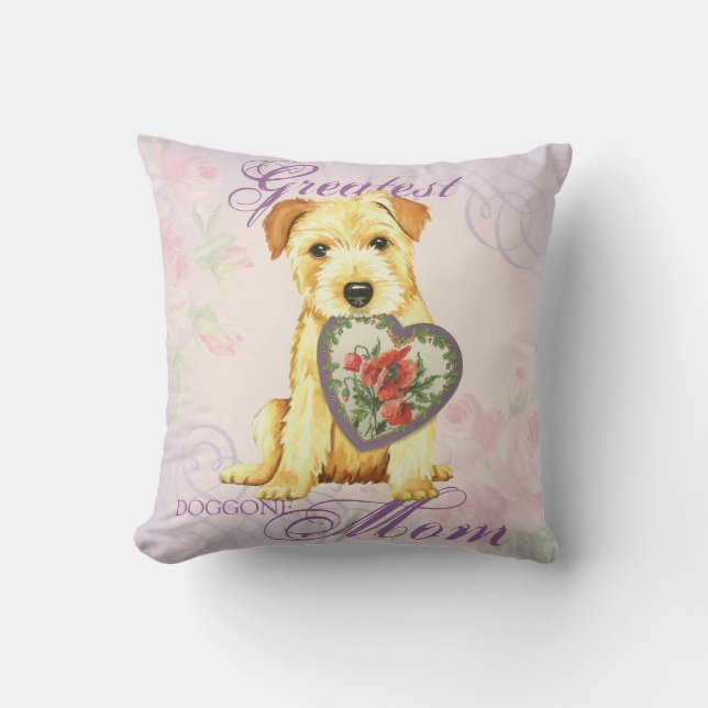 Norfolk Heart Mum Cushion (Front)