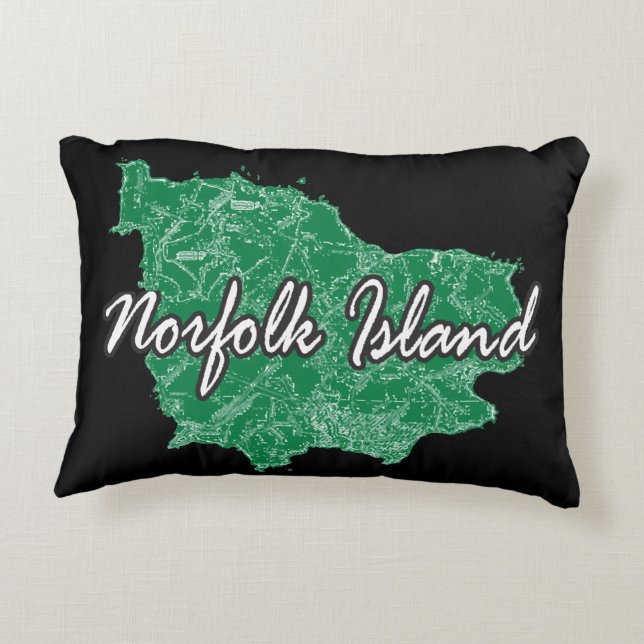 Norfolk Island Decorative Cushion (Back)