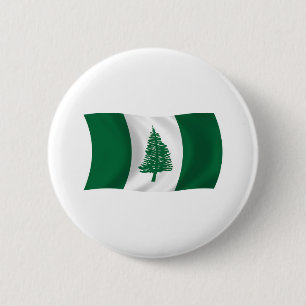 Norfolk Island Flag Button