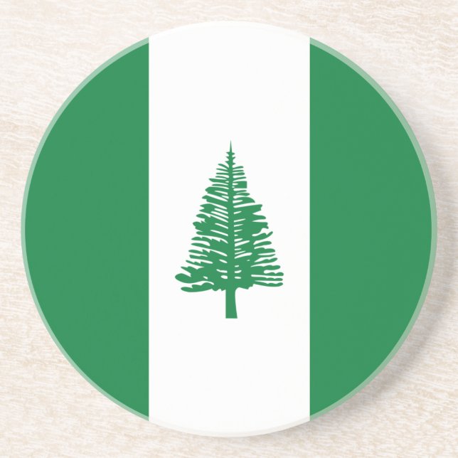 Norfolk Island Flag Coaster (Front)