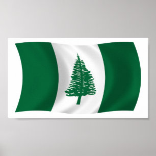 Norfolk Island Flag Poster Print
