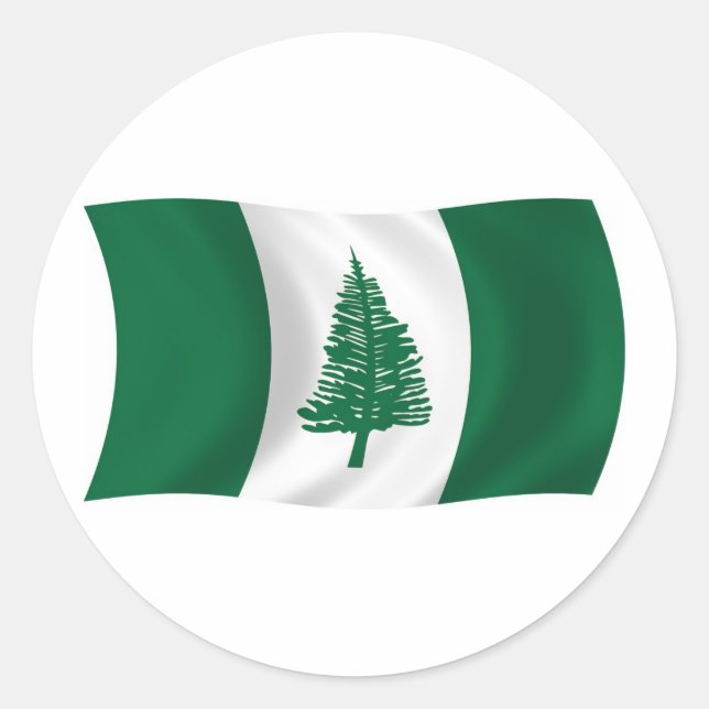 Norfolk Island Flag Sticker (Front)