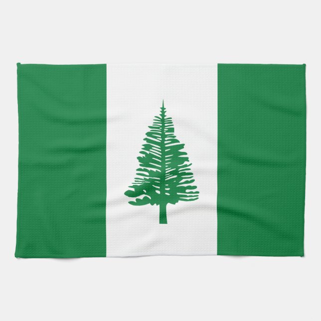 Norfolk Island Flag Tea Towel (Horizontal)