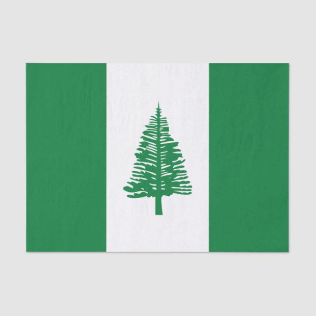 Norfolk Island Flag Tissue Paper (Front)