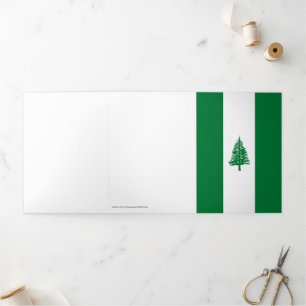 Norfolk Island flag Tri-Fold Card