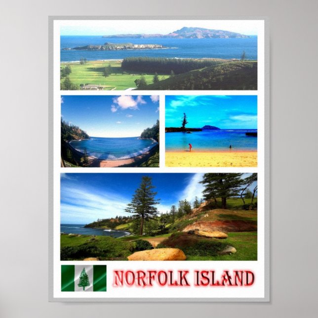 Norfolk Island - Mosaic - Poster (Front)
