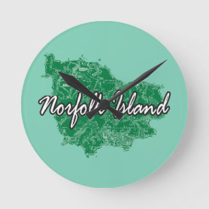 Norfolk Island Round Clock