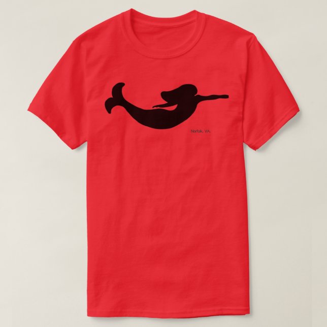 Norfolk Mermaid T-Shirt (Design Front)