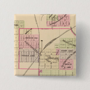 Norfolk, Nebraska 15 Cm Square Badge