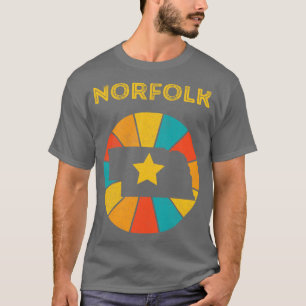 Norfolk Nebraska Vintage Distressed Souvenir 1 T-Shirt