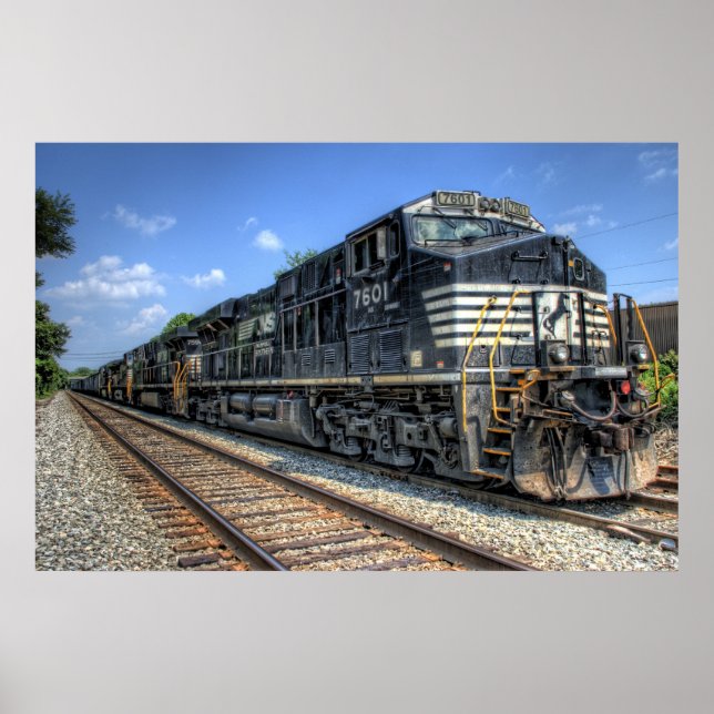 Norfolk Southern in HDR Poster (Front)