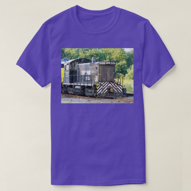 Norfolk Southern Railroad Locomotive SW1001 2105 T-Shirt (Design Front)
