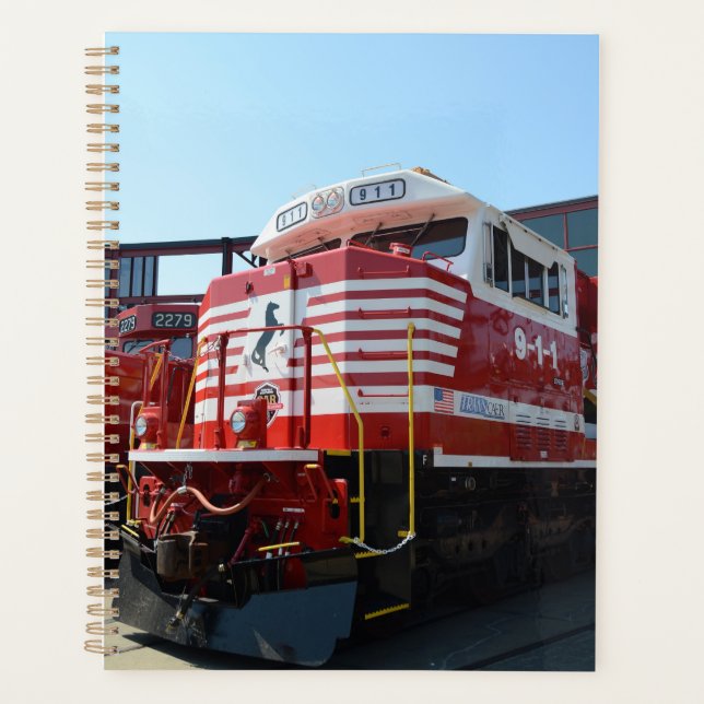 Norfolk Southern Railway 911 Diesel Locomotive Planner (Front)