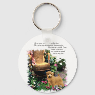 Norfolk Terrier Art Gifts Key Ring