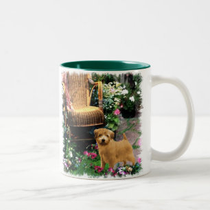 Norfolk Terrier Art Gifts Two-Tone Coffee Mug
