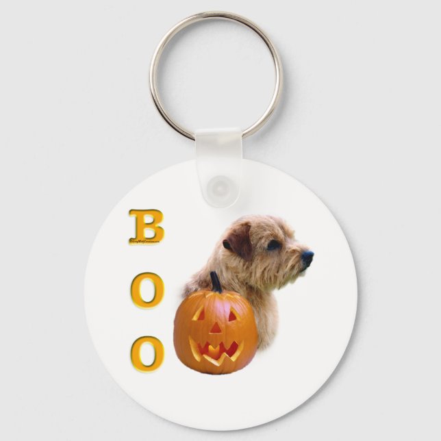 Norfolk Terrier Boo Key Ring (Front)