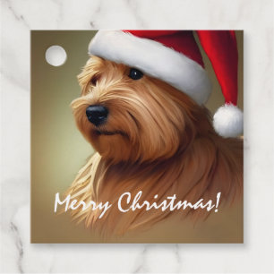 Norfolk Terrier Christmas Favour Tags