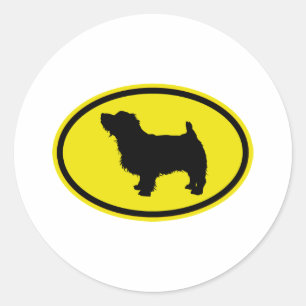 Norfolk Terrier Classic Round Sticker