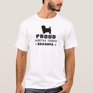 Norfolk Terrier Dad Funny Gift Shirt