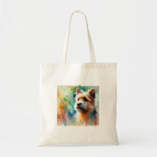 Norfolk Terrier Dog 090724AREF117 - Watercolor Tote Bag