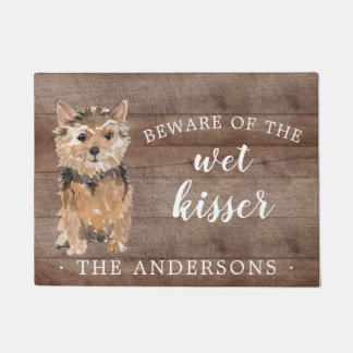 Norfolk Terrier Dog Personalised Door Mat