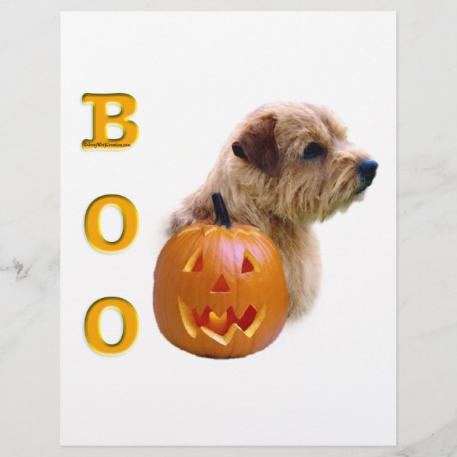 Norfolk Terrier Halloween Boo (Front)