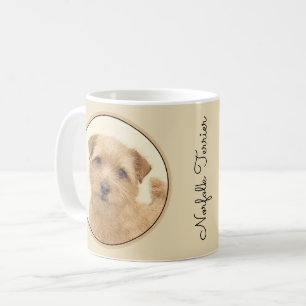 Norfolk Terrier Painting - Original Dog Art Coffee Mug