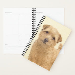 Norfolk Terrier Painting - Original Dog Art Planner