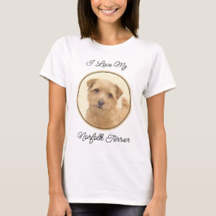 Norfolk Terrier Painting - Original Dog Art T-Shirt