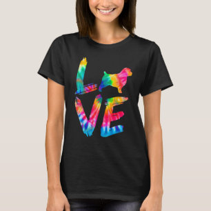 Norfolk Terrier Tie Dye Love Dog Mum Dad T-Shirt