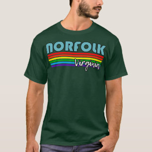 Norfolk Virginia Pride Norfolk LGBT Gift LGBTQ Su T-Shirt