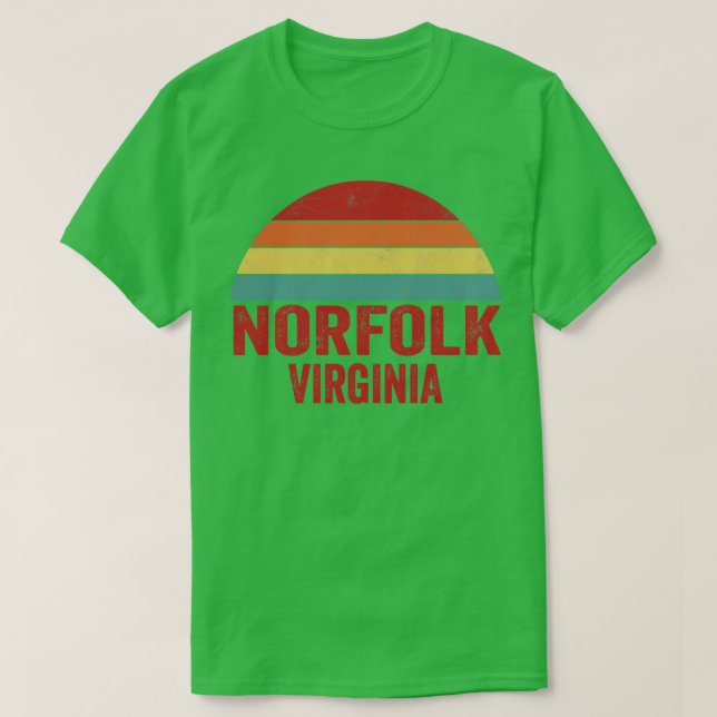 Norfolk Virginia T-Shirt (Design Front)