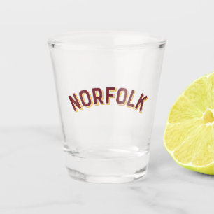 Norfolk, Virginia Vintage Arch Shot Glass