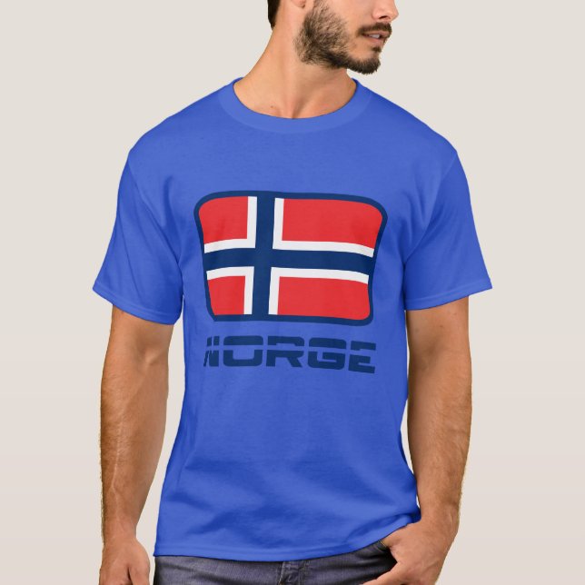 Norge Flag friend T-Shirt (Front)