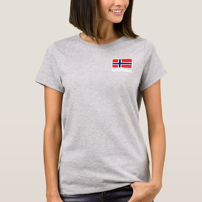 Norge Flag T-Shirt (Front)
