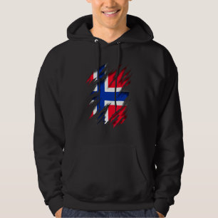 Norge Noreg  Norwegian Flag Norway Hoodie