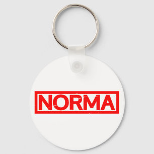 Norma Stamp Key Ring