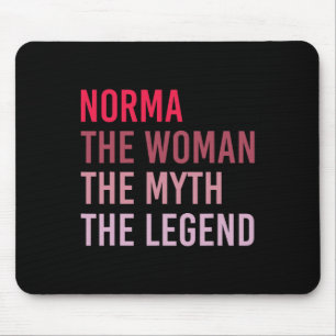Norma The Woman Myth Legend Personalised Name Birt Mouse Pad