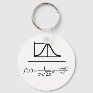Normal Distribution Key Ring