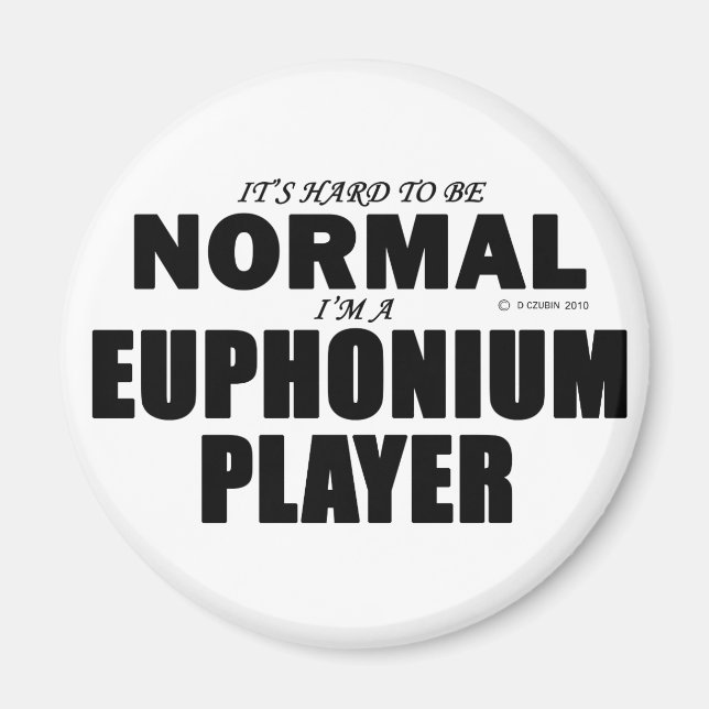 Normal Euphonium Player Magnet (Front)