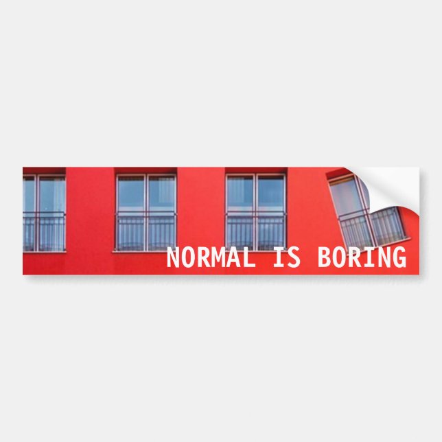 Normal is Boring Sticker (Front)