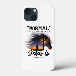 Normal Isn't Coming Back Jesus Is Revelation Gift  iPhone 13 Mini Case
