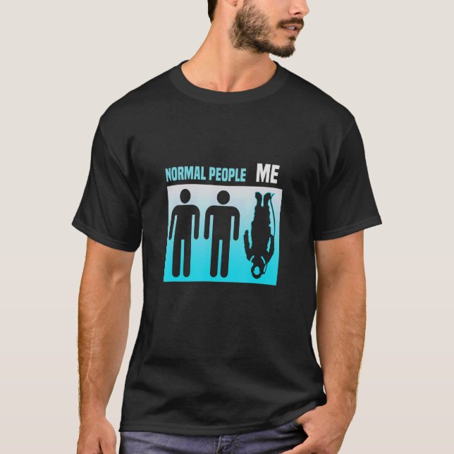 Normal People Me Diving Instructor Diver T-Shirt (Front)