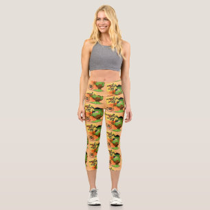 'Normal People Scare Me' Frankenstein Character Capri Leggings