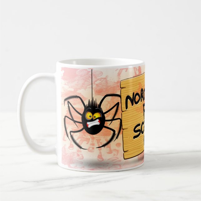'Normal People Scare Me' Humourous Frankenstein Coffee Mug (Left)