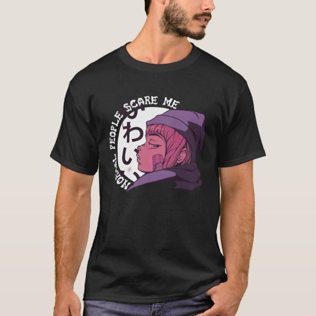 Normal People Scare Me T-Shirt (Front)