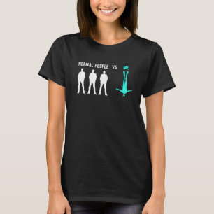 Normal People Vs Me  Scuba Diver Free Diving T-Shirt