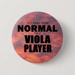 Normal Viola Player 6 Cm Round Badge