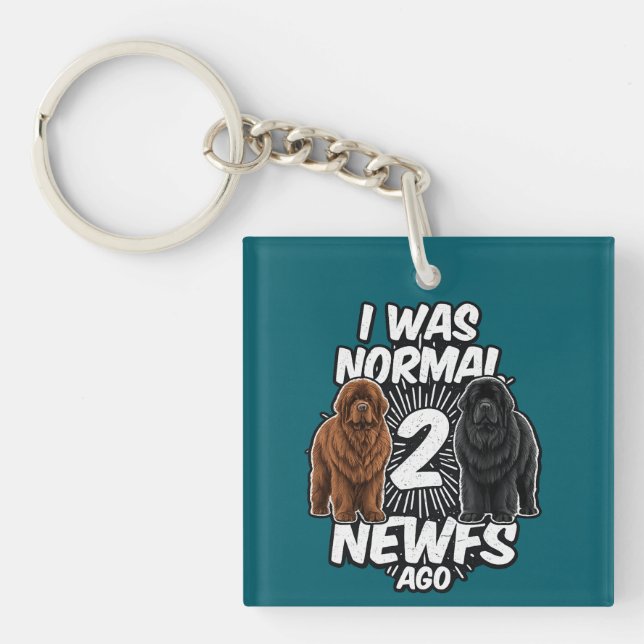 Normal Was Overrated two sided Key Ring (Front)